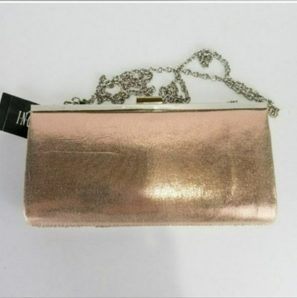 INC International Concepts Lexy Minaudiere Clutch -Rose Gold - Picture 4 of 5